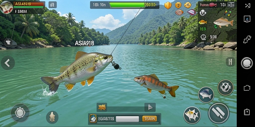 Tangkapan ikan besar dalam gameplay <strong>ASIA918</strong> yang mendebarkan.