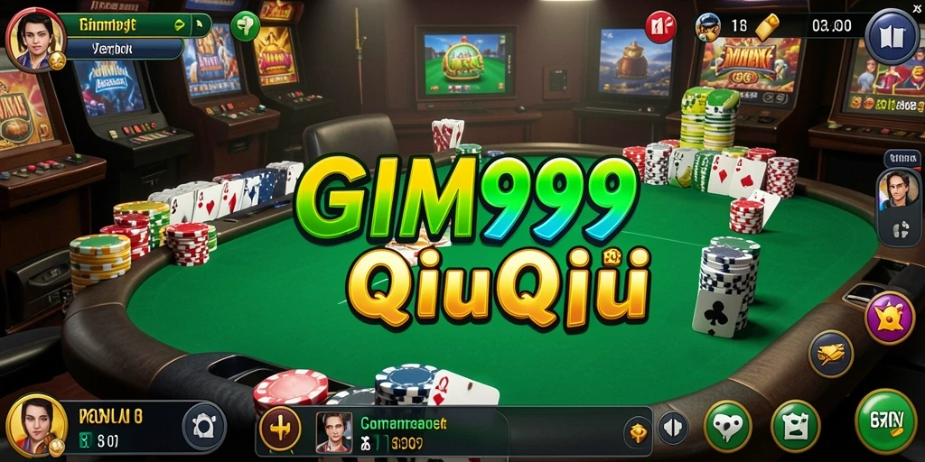 Tampilan gameplay seru QiuQiu di GIM999.