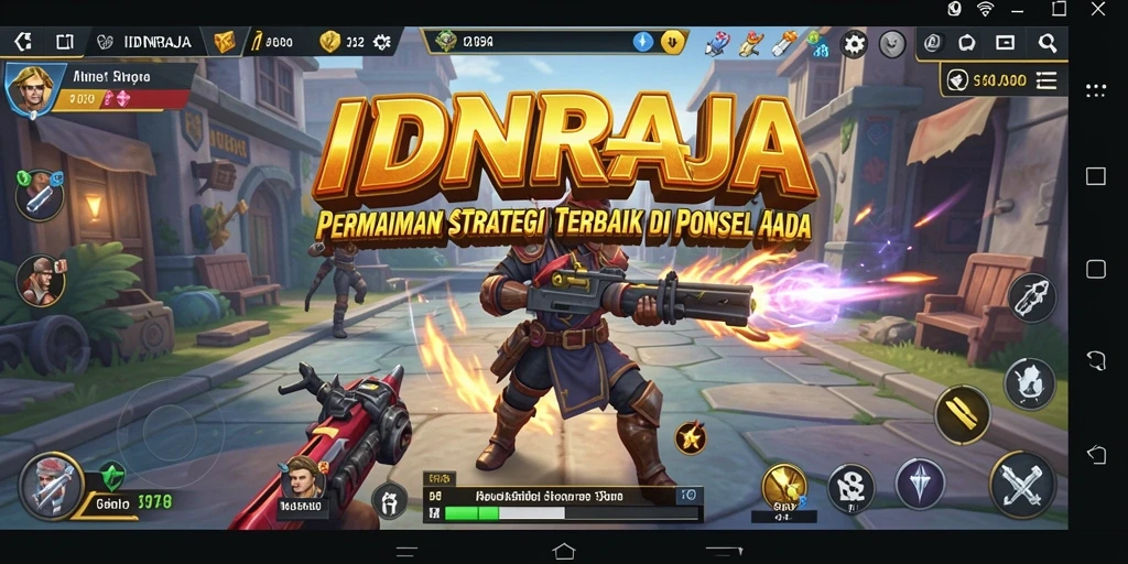 Gameplay mendebarkan di IDNRAJA yang menunjukkan strategi yang cerdas.