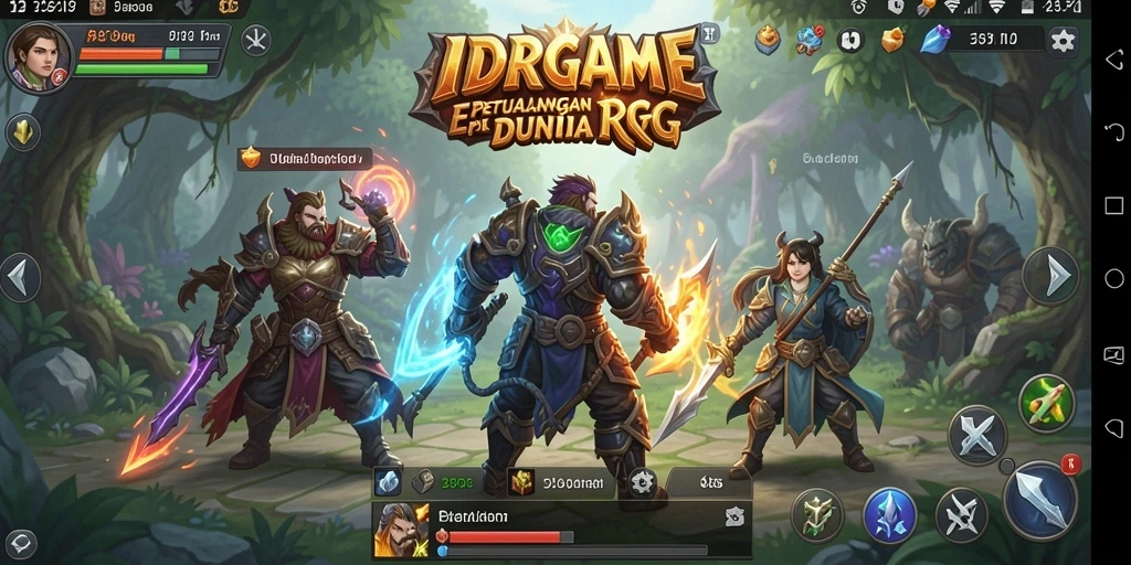 Gameplay seru di dunia RPG penuh petualangan.