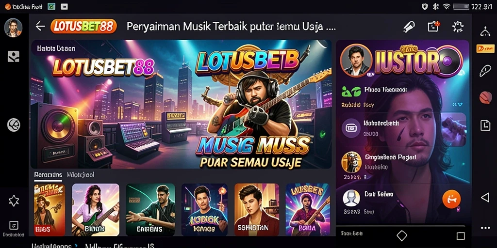 Tampilan gameplay LOTUSBET88 yang menyenangkan dan interaktif.