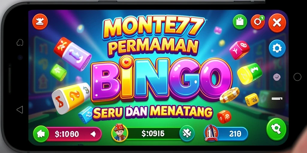 Tampilan gameplay Bingo yang menegangkan dan seru di MONTE77.