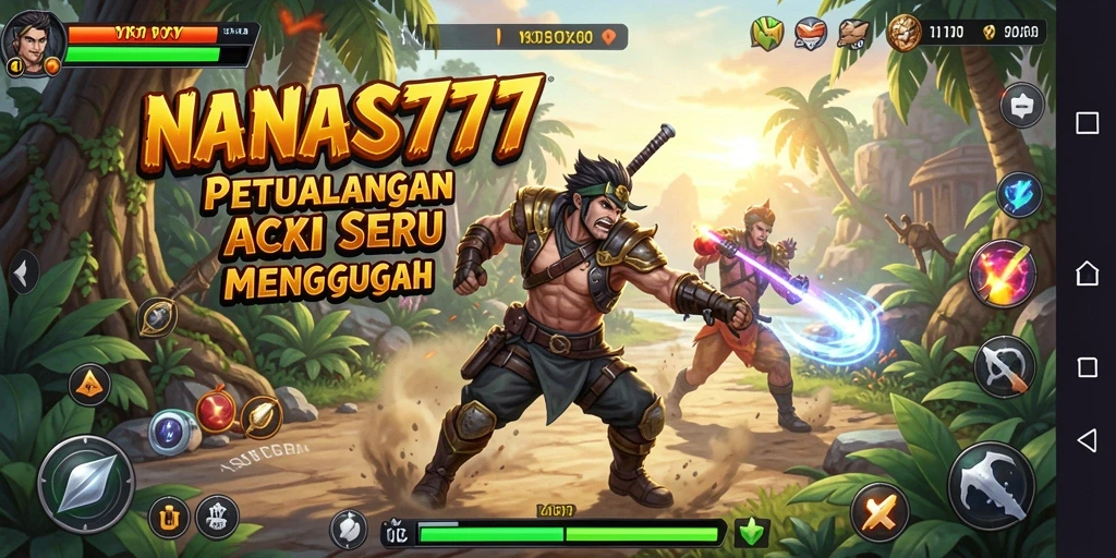 Tangkapan layar NANAS777 yang menampilkan aksi permainan seru.
