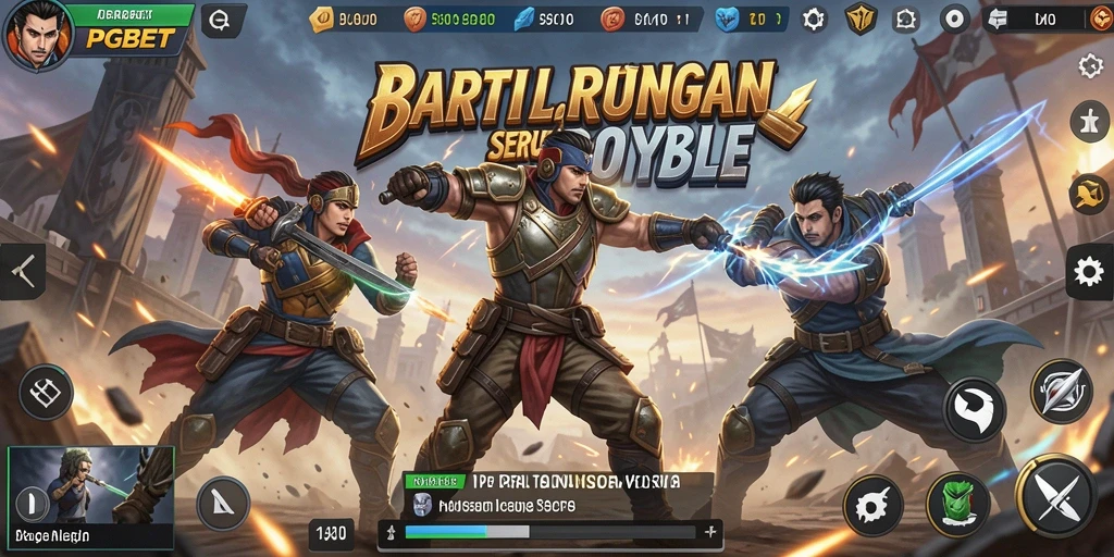 Tampilan aksi seru dalam gameplay PGBET Battle Royale.