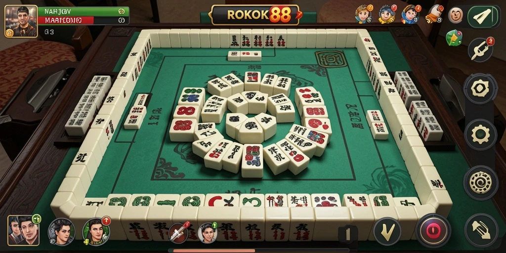 Tampilan gameplay ROKOK88 yang seru dan menantang.