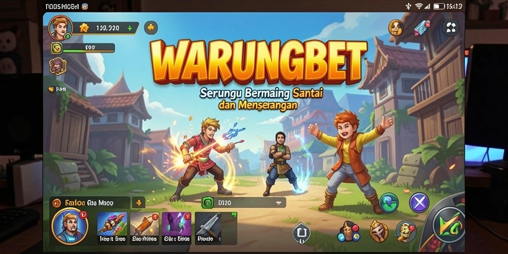Tampilan gameplay seru dan menyenangkan di WARUNGBET.